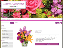 Tablet Screenshot of mariettageorgiaflowers.com